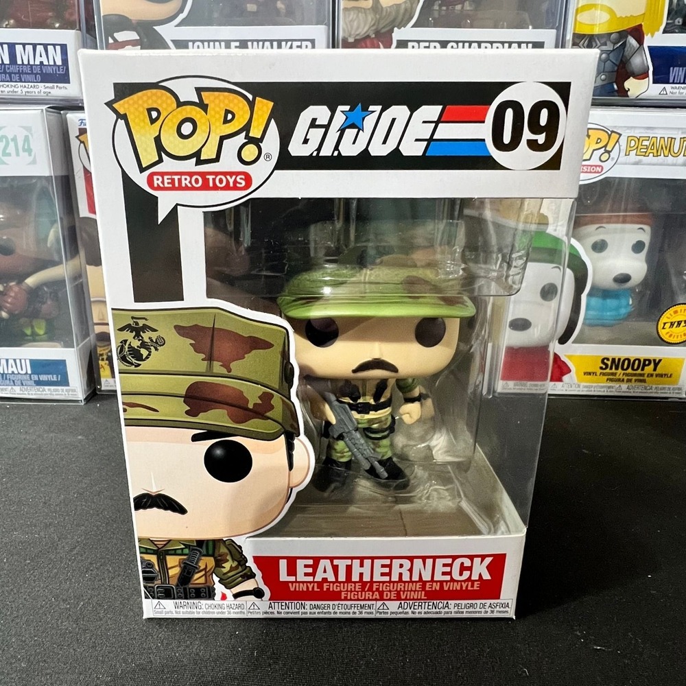 Funko Pop Retro Toys GI Joe Leatherneck 09 Vinyl Figure Camo Marine